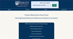 Desktop Screenshot of endicottresearchcenter.net