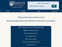 Tablet Screenshot of endicottresearchcenter.net